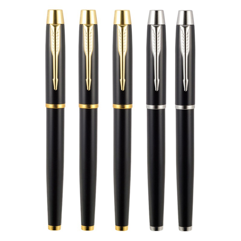 Business gift pen custom metal ball pen black ink pen signature pen lettering LOGO corporate advertising pen