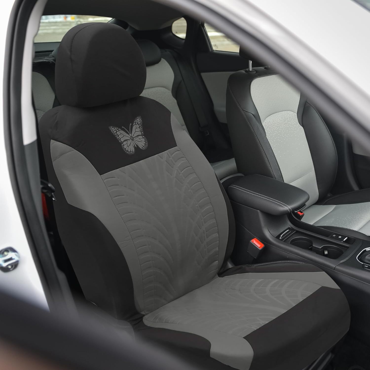 Hot-Selling Source Factory Butterfly Embossed Fabric Universal Seat Cover for Cross-Border Sales on Temu, Mercado, Amazon, and Mexico