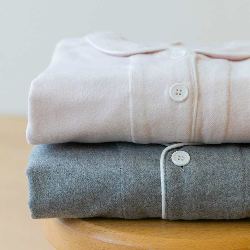 Фланелевые пижамы для пар для женщин, весенне-осенне-зимний комплект домашней одежды из хлопка в полоску в клетку без принта для мужчин