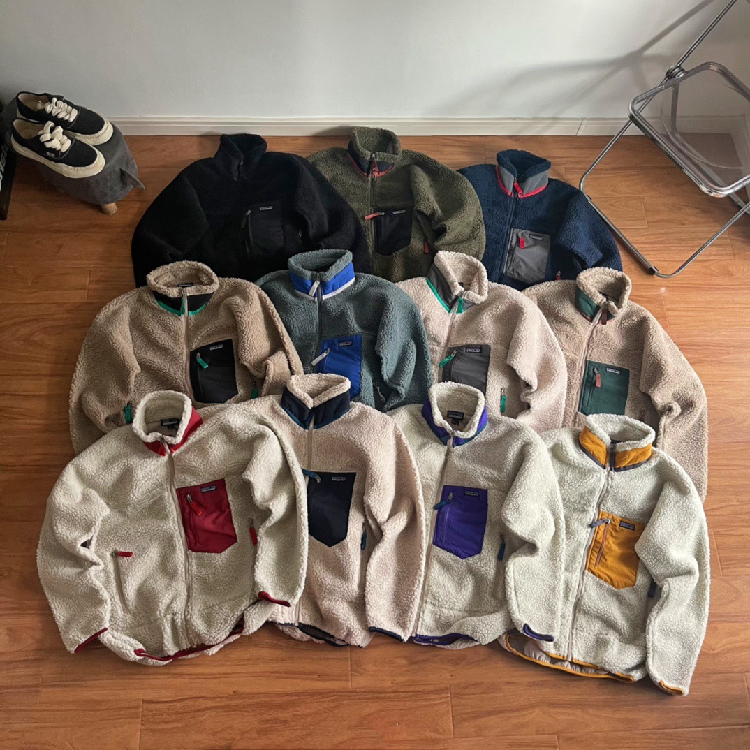 日系巴塔户外抓绒衣男女羊羔绒宽松秋冬加厚摇粒绒潮外套