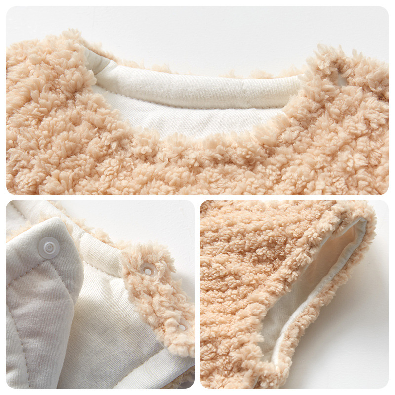 Chaleco de otoño e invierno para niños bebé Delgado acolchado engrosado Chaleco de invierno para niños y niñas recién nacido abrigo cálido Chaleco de bebé