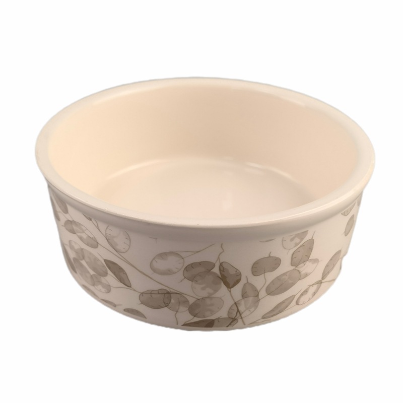 Tazón de cerámica para mascotas gato y perro Tazón universal de comida para mascotas tazón de perro redondo de dibujos animados