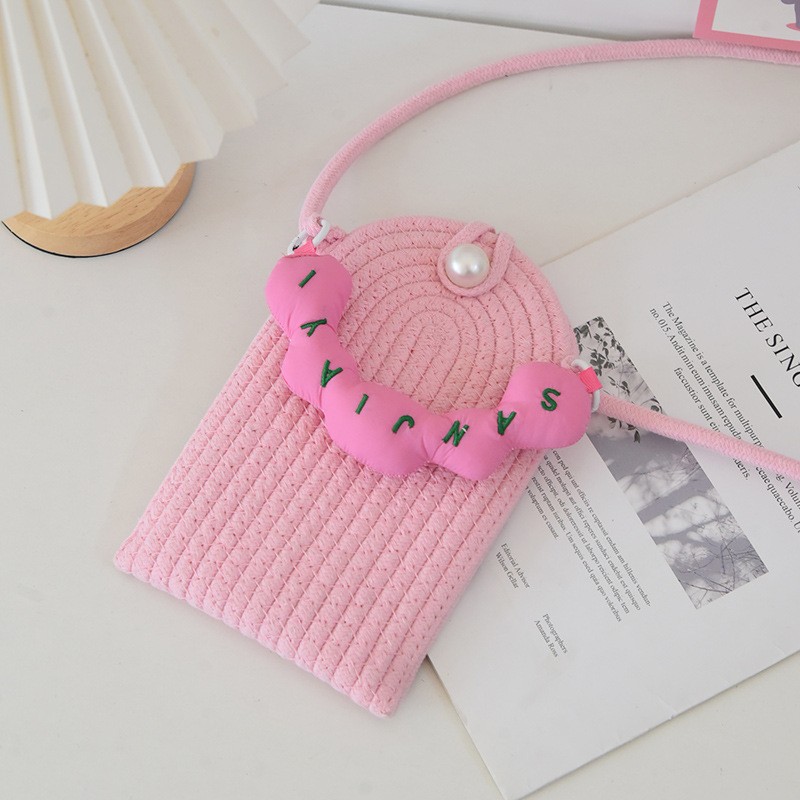 레터 핸들이 있는 스타일 4 핑크