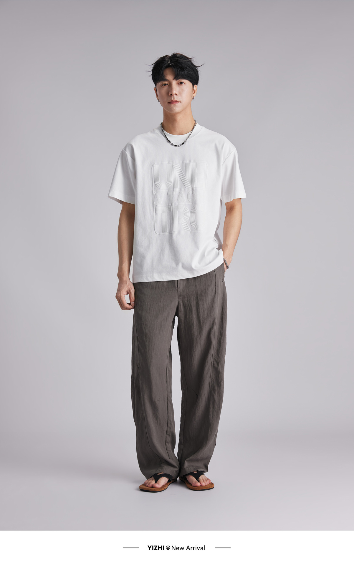 Quần jogger nam dáng rộng chất liệu linen phong cách Hàn Quốc — đen chi tiết 14