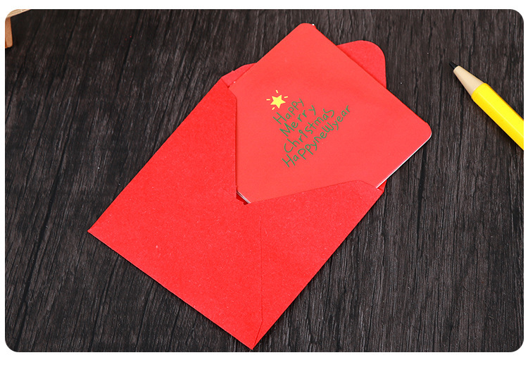 1 Set Quantity Party, Festival Occasion Christmas Festival Christmas Nordic Style Cute Letter Reindeer Elk Party Festival Card Greeting Card