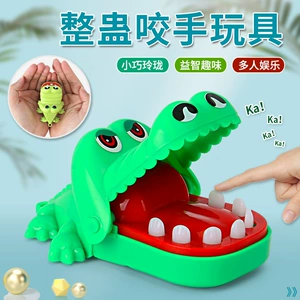 Маленькая игрушка, кусает палец, крокодил, антистресс