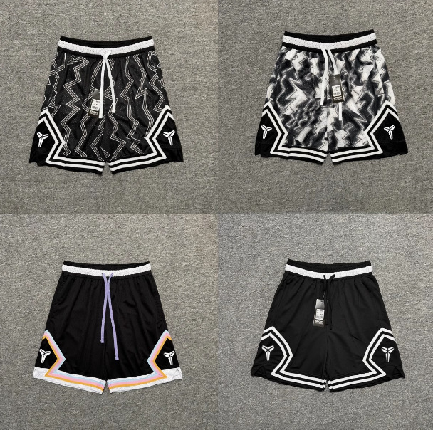 Cross-border Blank Version New American Mesh Basketball Pants Four-point Fitness Running Quick-drying Training Fitness Sports Pants for Men