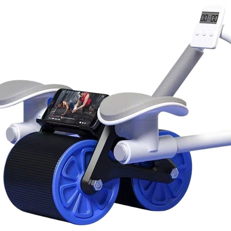 Rueda abdominal codo soporte rebote automático rebote músculo abdominal rueda entrenador abdominales ayuda abdominales equipo de fitness hogar