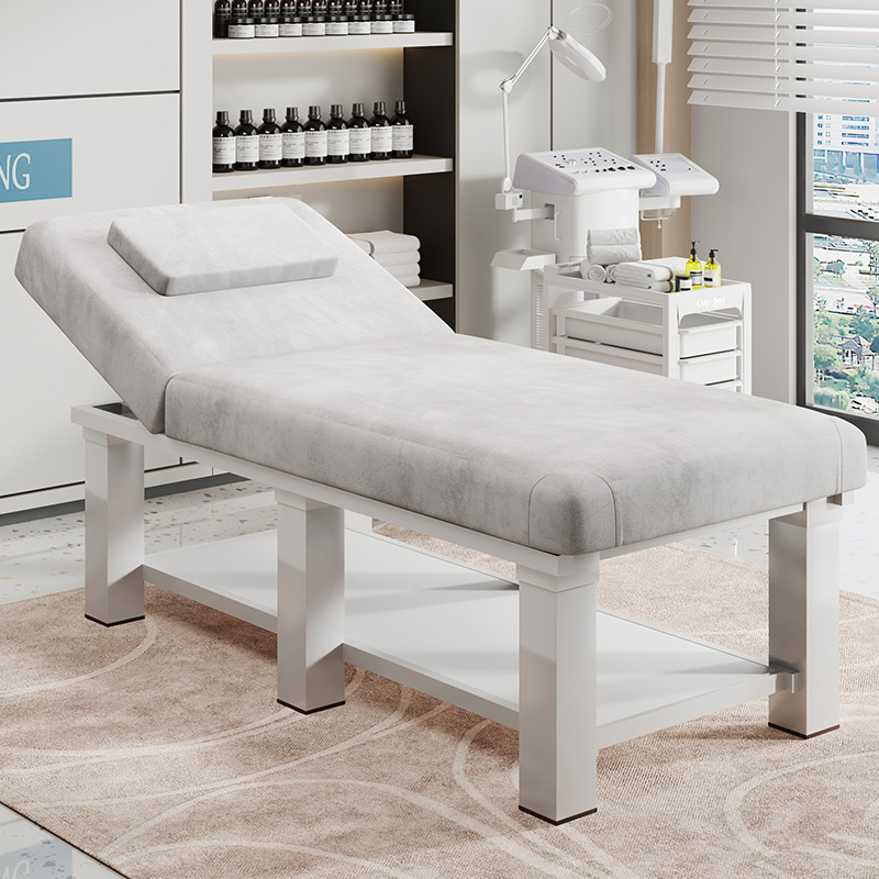 185*70 흰색 부드러운 플란넬 [굵은 8cm 사각형 다리]]