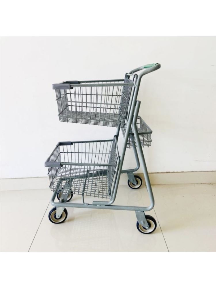 大容量手推车家用购物车提篮车仓库理货车分拣车酒吧理货车大推车