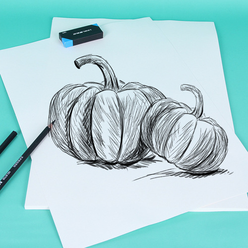 Shuangbao sketch paper 4k100g120g gouache watercolor paper painting paper 8k150g200g white yellowish sketch book