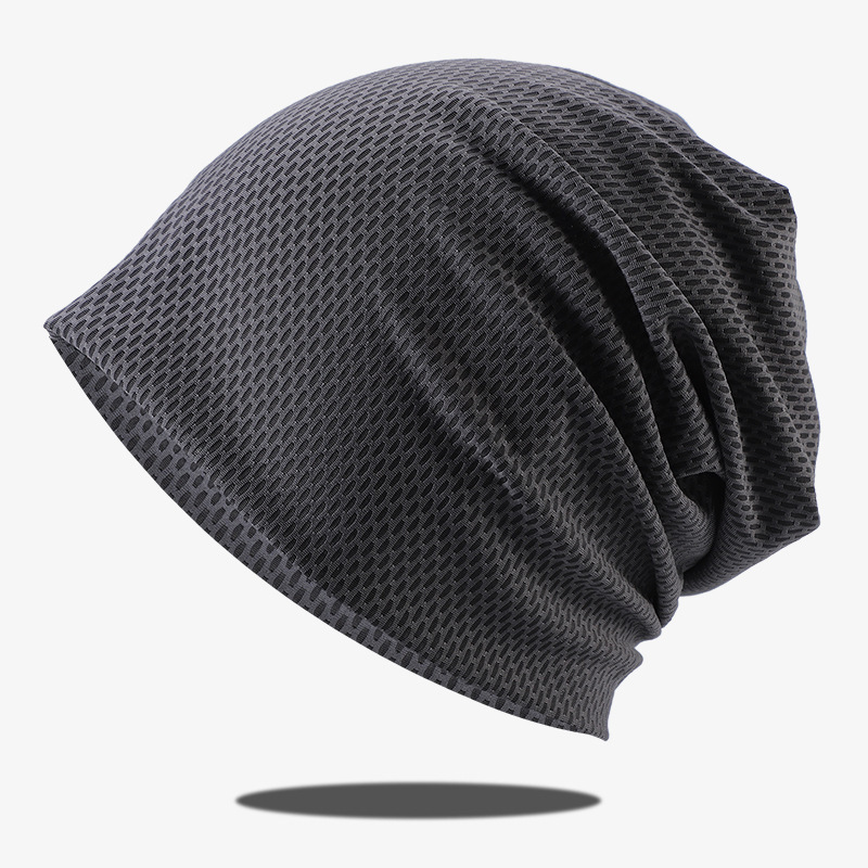 Hat Men's Breathable Running Thin Turban Sweat-Absorbent Sports Fitness Summer Hood Outdoor Quick-Drying Sweat-Guided Turban Hat