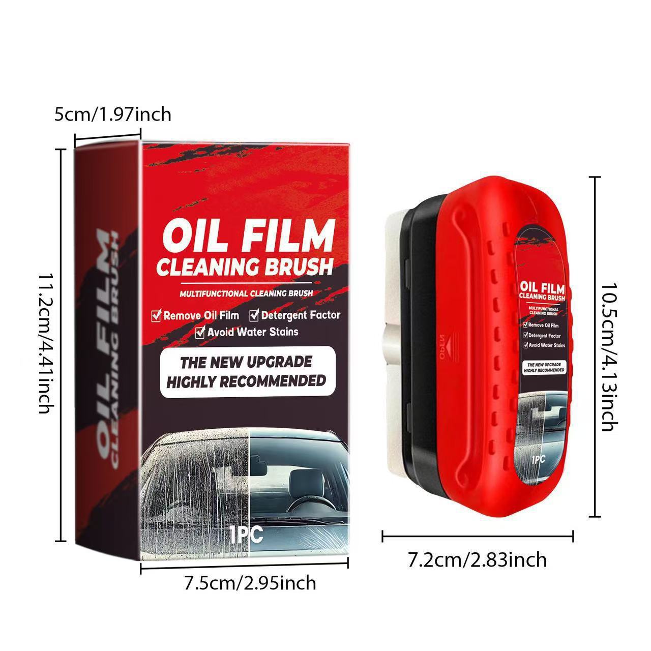 Cepillo de película de aceite para automóviles, conjunto de limpieza de parabrisas, limpieza de ventanas de vidrio, caja de descontaminación, cepillo de limpieza de película de aceite image 7