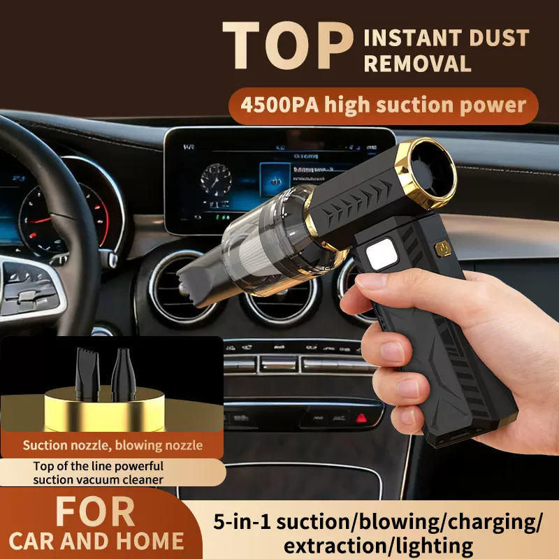 吹尘器带显示屏高速涡轮吹风机疾风手持强力充电露营迷你暴力风扇