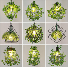 音乐主题餐厅吧台植物吊灯咖啡厅花店橱窗装饰工业风创意酒馆灯具