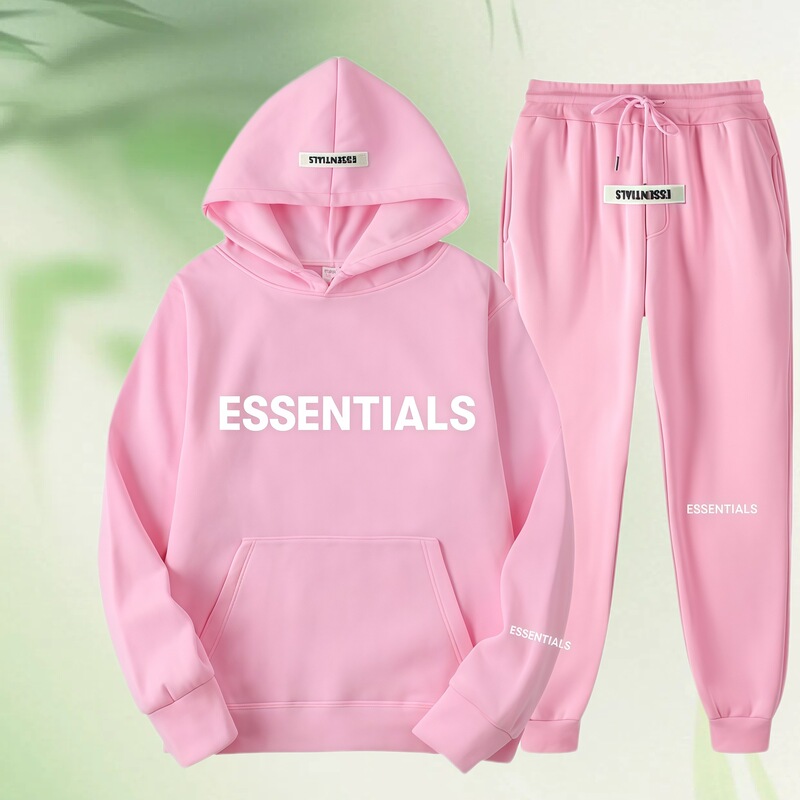 2026 Cross-Border Amazon Essentials Fashion Sports Hooded Sweatshirt Set Loose Casual Solid Color Sweatpants 2026 Cross-Border Amazon Essentials Fashion Sports Hooded Sweatshirt Set Loose Casual Solid Color Sweatpants