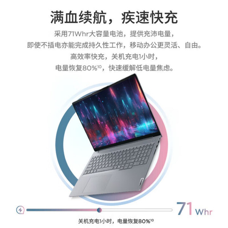 联想ThinkBook 16 2025 Core7-250H 16G 1TB 商务办公笔记本电脑