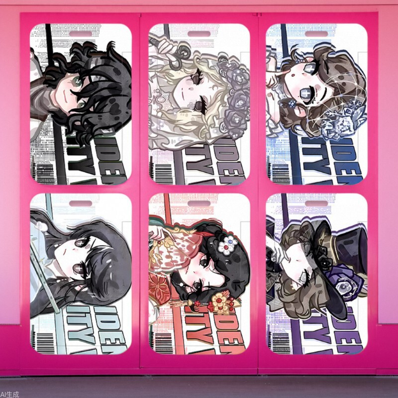 Identity V Card Holder Priest Student Meal Card Mercenary School Card Bus Campus Card Protective Cover School Card Prophet Red Butterfly Identity V Card Holder Priest Student Meal Card Mercenary School Card Bus Campus Card Protective Cover School Card Prophet Red Butterfly