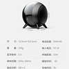 New cross -border private model wireless Bluetooth audio bass small steel cannon speaker metal outdoor plug -in Bluetooth speaker