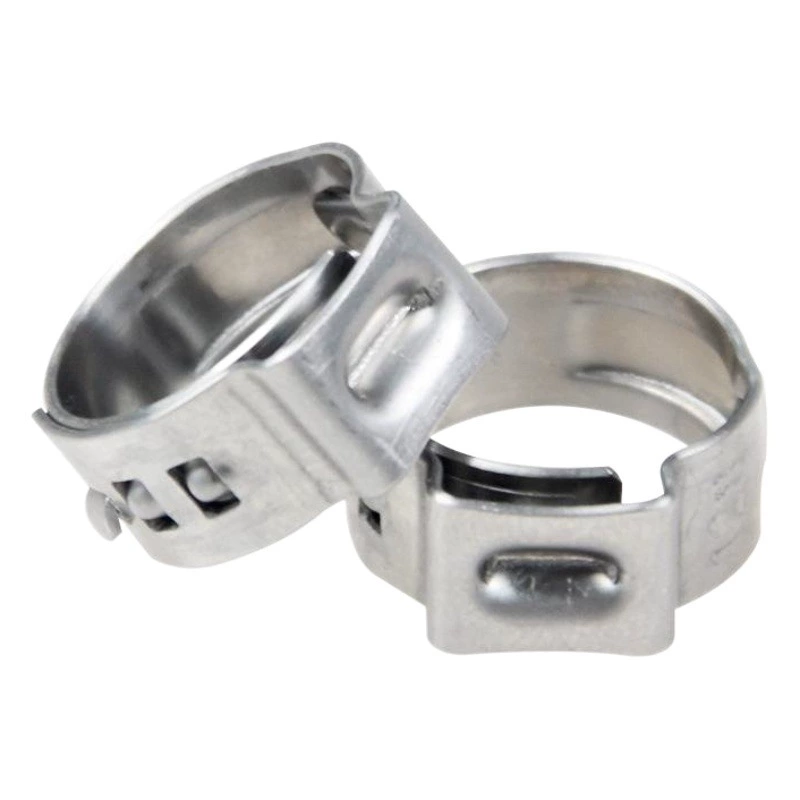 Толстый один ухо безэлектродный PEX трубопровод 304 зажим 5/8 3/8 1/2 3/4 1 дюйма в наличии