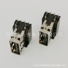 USB 2.0�Ȳ�ĸ��6PIN L=14.0 3A����� 90�ȂȲ�DIP �~�� ��15U