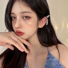 精灵耳饰2023年新款潮耳挂女夏耳夹无耳洞耳骨夹小众耳扣独特耳环