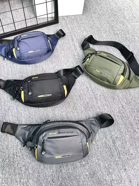 2025 New Fashion Men's and Women's Sports Waist Bag, Versatile Casual Wallet, Outdoor Waterproof Coin Purse, Crossbody Bag