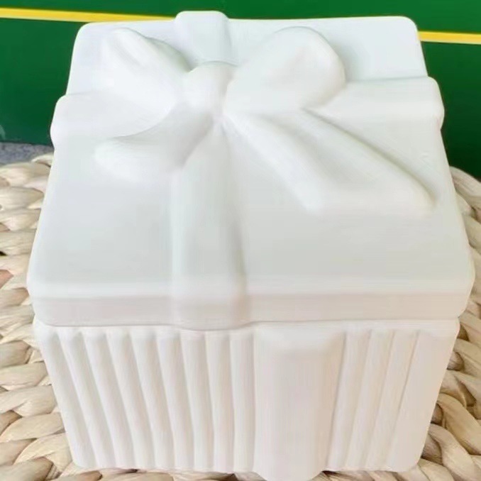 사각 활 보관 상자 흰색 배아 [7*7*6cm]