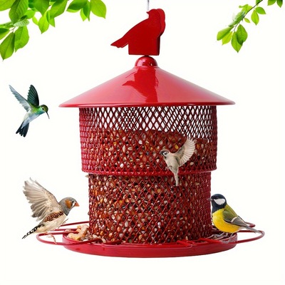 2025 new pattern Cross border On behalf of Mother's Day gift squirrel Metal Bird Feeder Metal Cross border On behalf of
