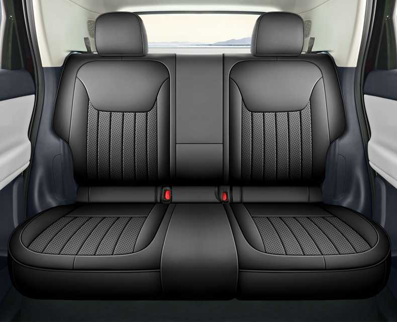 26-piece set of custom-fit leather seat covers for the Leapmotor A10, featuring perforated design, full coverage, and breathable material for all-season use