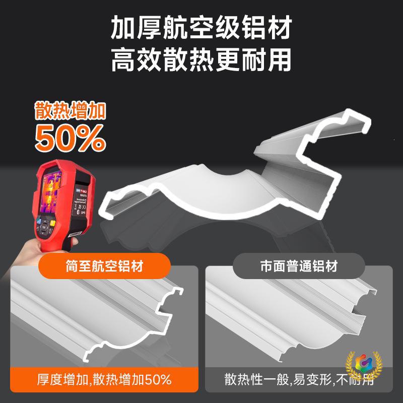 ღ全铝合金仿石膏线装饰灯带免吊顶线条灯双眼皮一体阴角天花线型