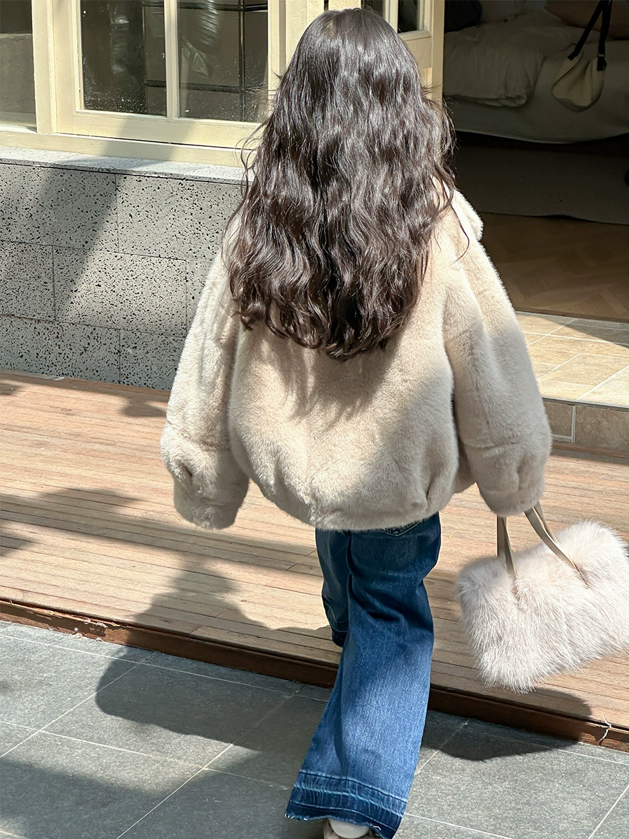 Winter short children's jacket, increased thickness