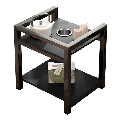 Mahjong small coffee table chess and card room living room coffee table rack Chinese style bracket ashtray tea rack side table side table