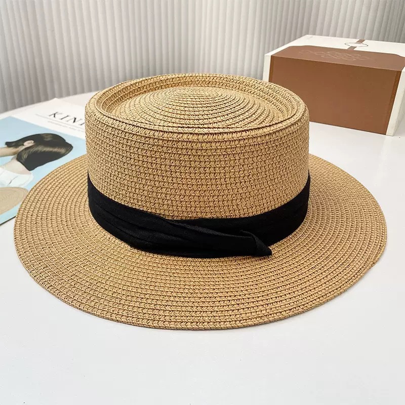 Flat top - khaki hat (black belt)