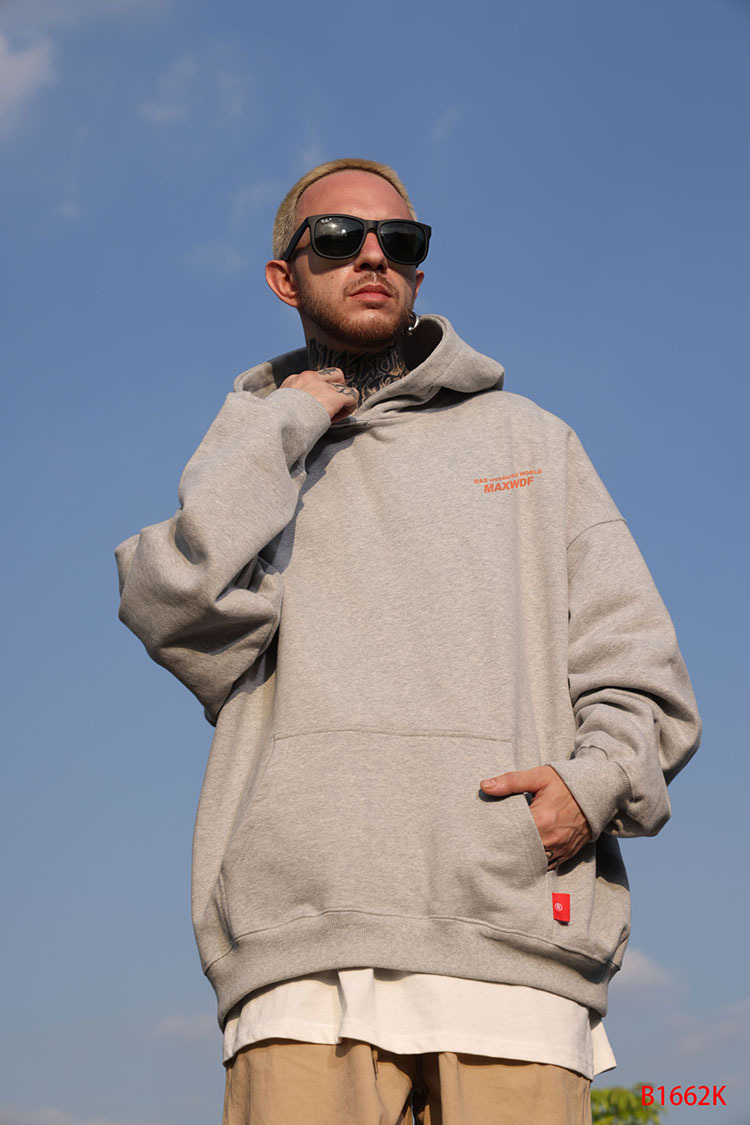 Sweat à capuche pour homme, ample, imprimé portrait, couple, style, lourd, haute qualité, original_voghion.com