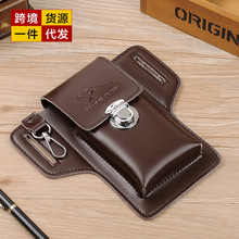 佧蒂袋鼠男士腰包穿皮带牛皮腰包手机包夏季小包包皮包3006