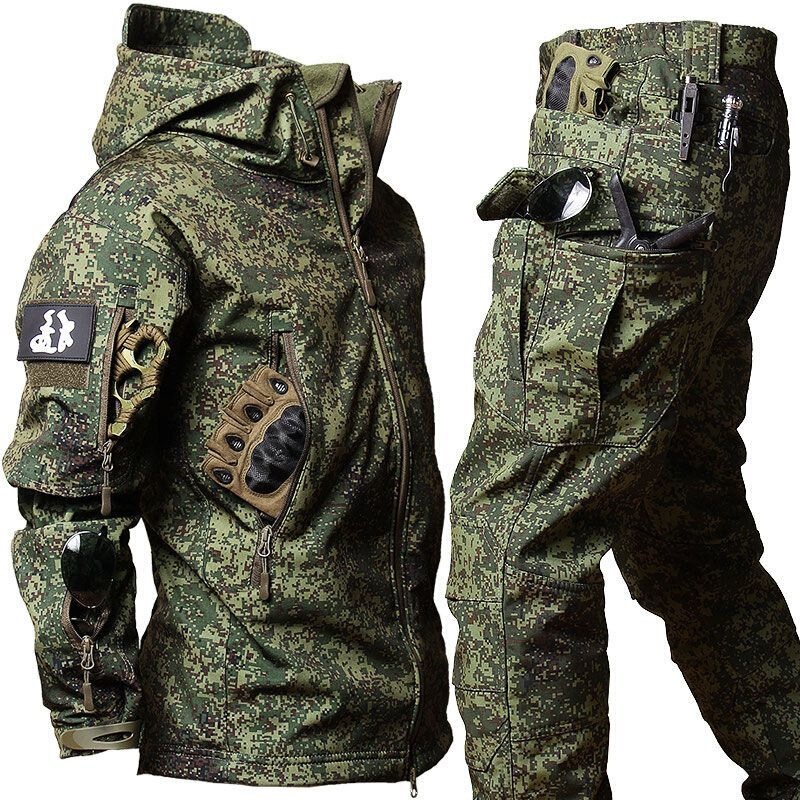 New Russian Special Forces Winter Jacket, Work Camouflage Outerwear, Winter Fleece-Lined Small Green S1 New Russian Special Forces Winter Jacket, Work Camouflage Outerwear, Winter Fleece-Lined Small Green S1