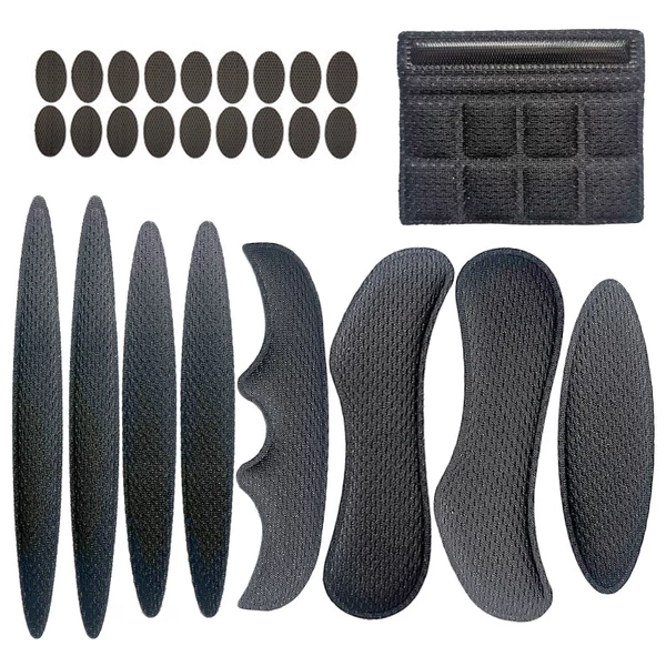 GUB cycling helmet lining universal breathable sponge lining with Velcro chin pad hot pressing molding