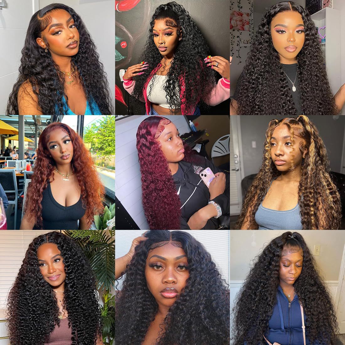 Women's Gender Simple Style Style Women's Simple Style Holiday Weekend High Temperature Wire Centre Parting Mid-length Curls Wigs
