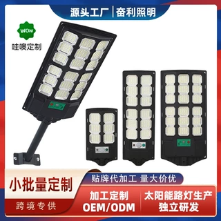 定制太阳能户外照明路灯防水人体感应一体化室外庭院太阳能照明灯