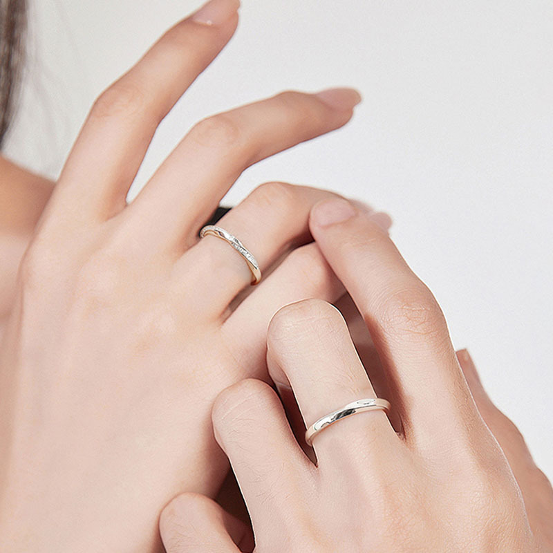 Sunrise Möbius Ring - Minimalist And Unique Infinity Love Couple's Adjustable Open Ring, Gift_voghion.com