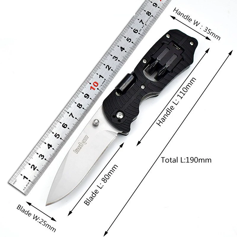 Universal folding handheld tools set, sharp pocket knife