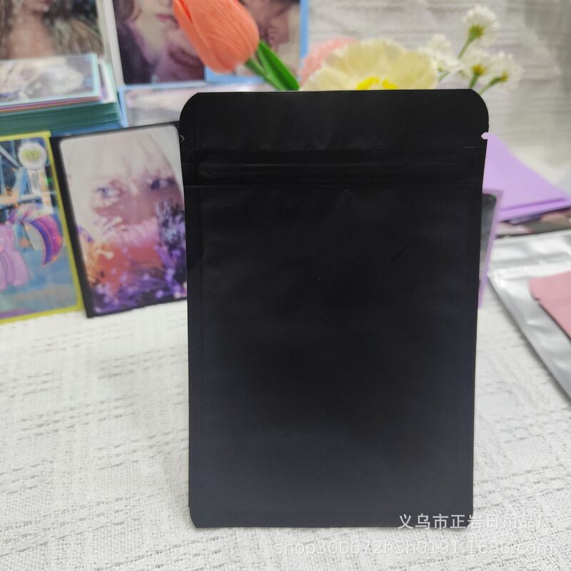 爆米花卡膜20丝超透小卡卡膜卡套58x89mm专辑保护套膜平封口卡膜|undefined