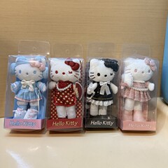 长腿猫咪小香风电玩芭蕾复古波点牛仔挂件毛绒公仔少女背包挂饰