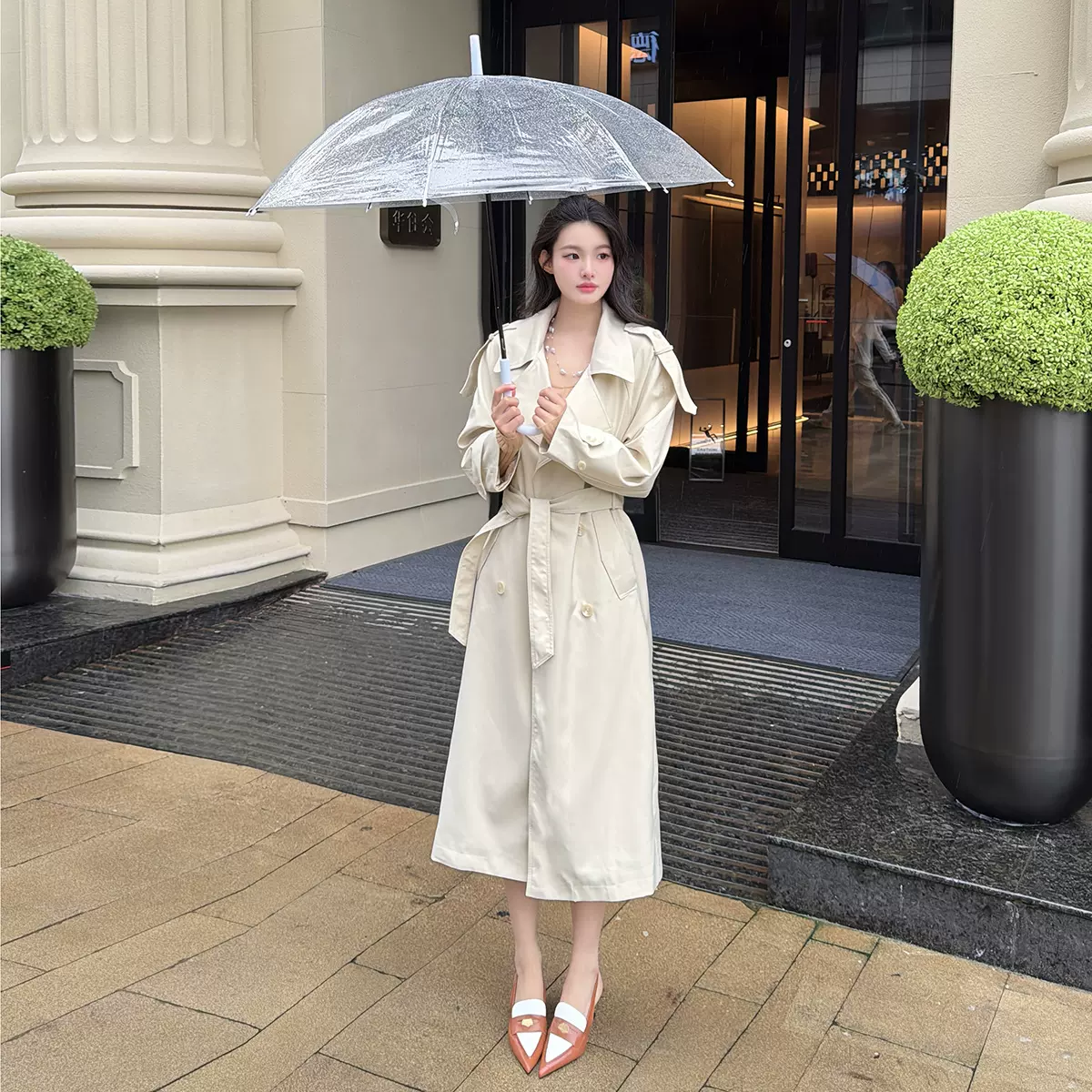 【财阀风衣2.0】风衣外套女中长款春秋季高级感韩系大衣收腰外套