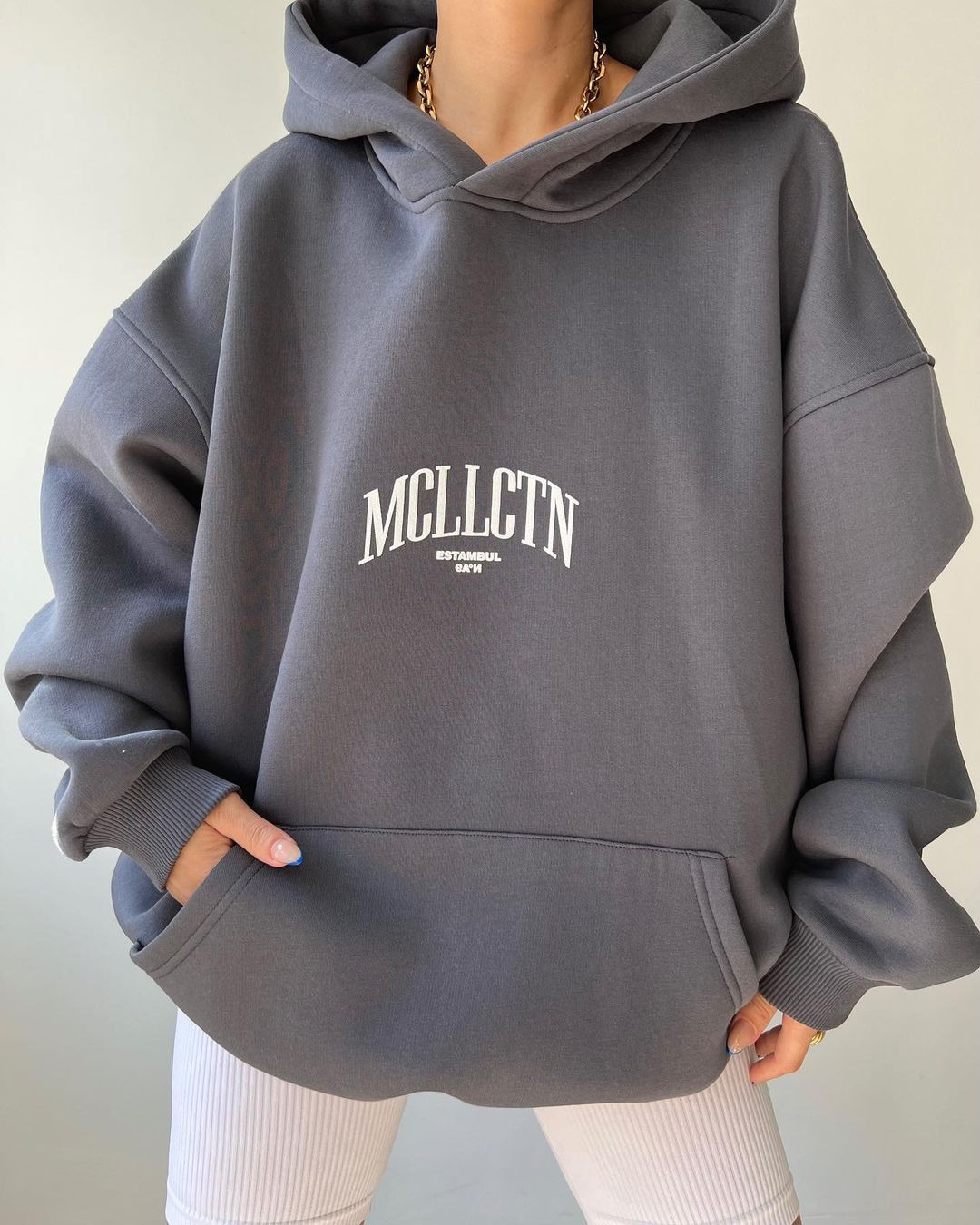 2023 Damski sweter z nadrukiem, uniwersalny top z długimi rękawami i kapturem dla kobiet_voghion.com