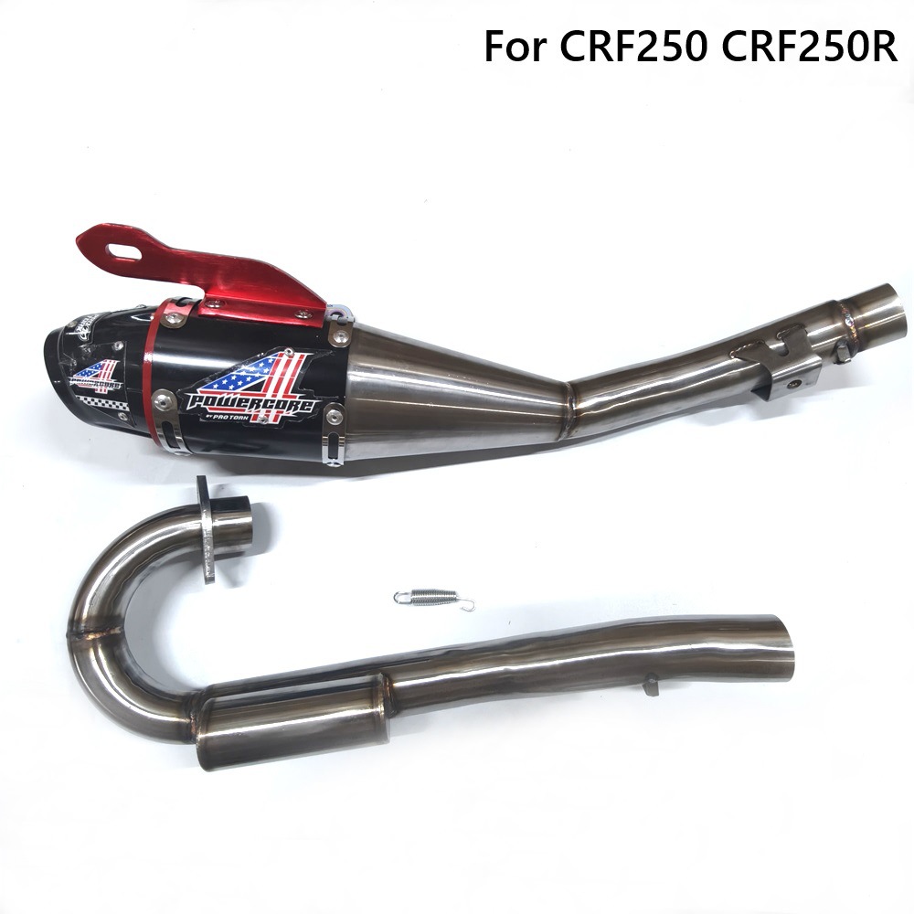 Exhaust pipe — Motuoche Exhaust Pipe - h2-crf250-fourth-generation-black
