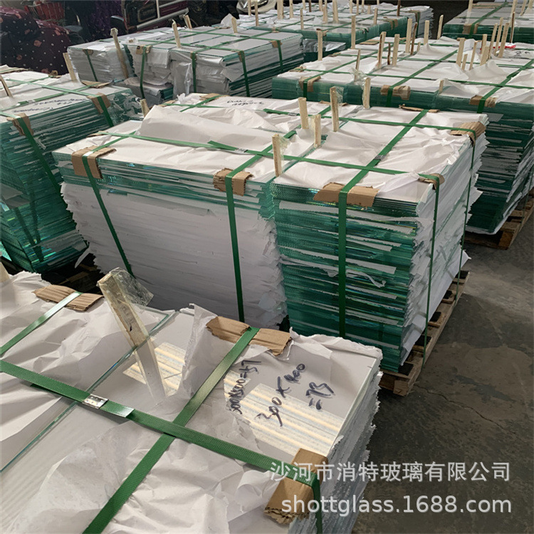 可任意改裁白玻超白玻2mm薄板钢化玻璃电子显示屏幕玻璃丝印LOGO