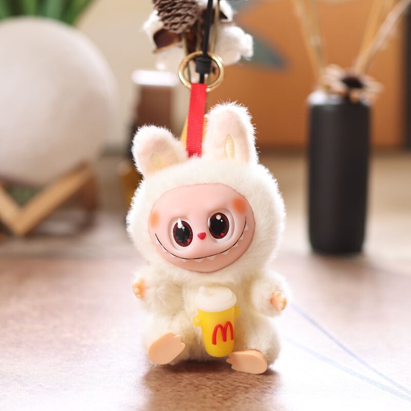 かわいいコーラビニールウサギペンダントぬいぐるみ人形バニーバッグペンダントキーホルダー人形|undefined