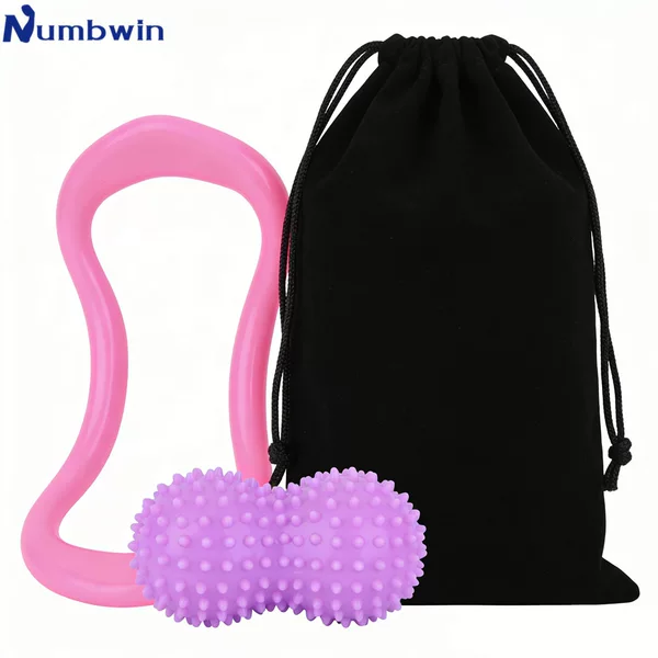 Numbwin Yoga Ring Three-Piece Set Pilates Accessories Fitness Modeling Training Yoga Ring Fascia Stretching Equipment